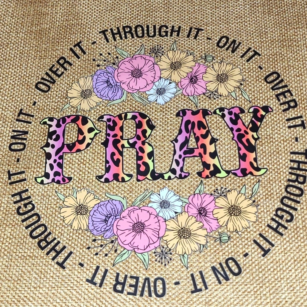 Pray Large Tote - Picture 5 of 6